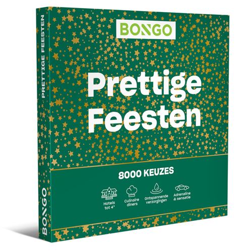 Coffret cadeau Bongo Prettige Feesten - NL