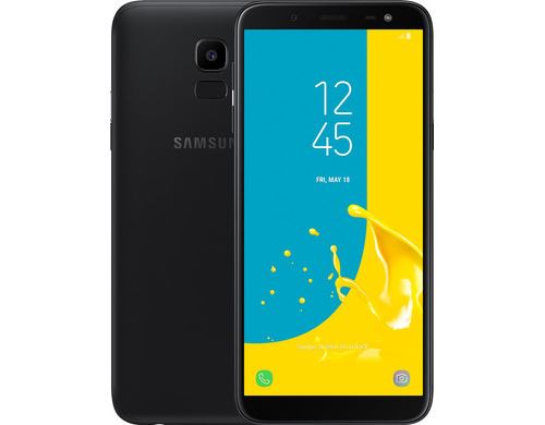 Samsung Galaxy J6 - 4G smartphone - double SIM - RAM 3 Go / Mémoire interne 32 Go - microSD slot - écran OEL - 5.6 - 1480 x 720 pixels - rear camera 13 MP - front camera 8 MP - noir