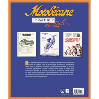 Motobécane, le catalogue du siècle
