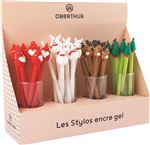 Stylo encre gel Oberthur Noël Modèle aléatoire