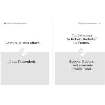 Petit livre de 150 traductions foireuses