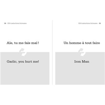 Petit livre de 150 traductions foireuses