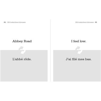 Petit livre de 150 traductions foireuses