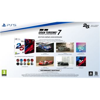 Gran Turismo 7 Edition Spéciale 25e Anniversaire PS4 & PS5