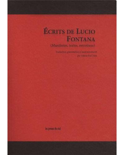 Ecrits de Lucio Fontana
