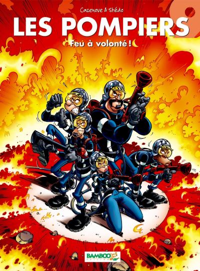 Les pompiers - tome 9 - Top humour 2018 - Bamboo Eds