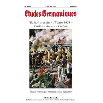 Études germaniques - N°2/2013