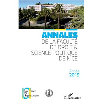 Annales de la faculté de droit & science politique de Nice