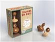 Coffret Toupies en bois