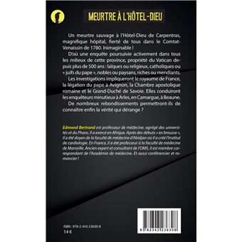 Meurtre à l'Hôtel-Dieu