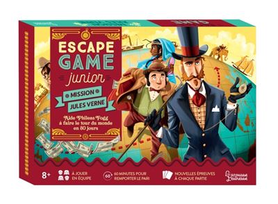 Escape Game Junior - Aide Phileas Fogg à faire le tour du monde en 80 jours