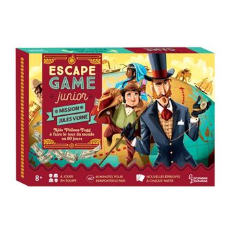 Escape Game Junior - Mission Jules Verne - Aide Phileas Fogg à faire le tour du monde en 80 jours