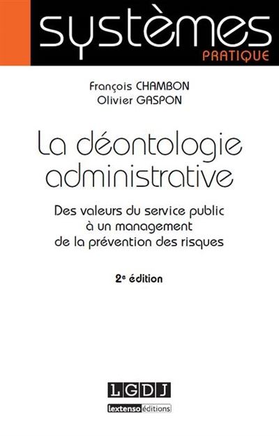 La déontologie administrative