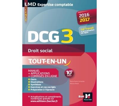 DCG 3, Droit social Tout-en-un