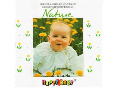 Happy baby nature