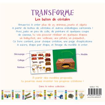 Transforme les boîtes de céréales