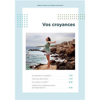 Créer et accueillir la réussite, Maintenant