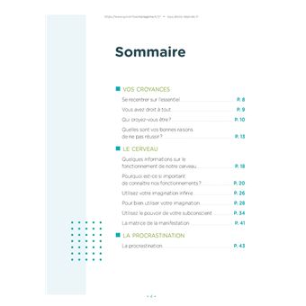 Créer et accueillir la réussite, Maintenant