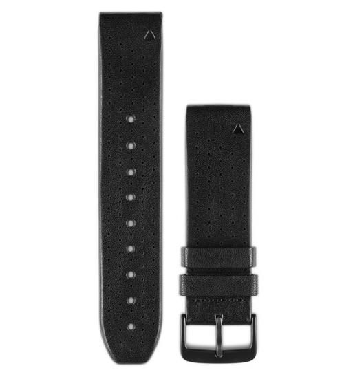 Bracelet Garmin QuickFit en Cuir Noir 22 mm