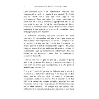 Le Haut-Potentiel et les défis des relations