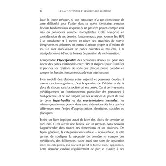 Le Haut-Potentiel et les défis des relations