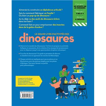 Le grand livre d'activités des dinosaures