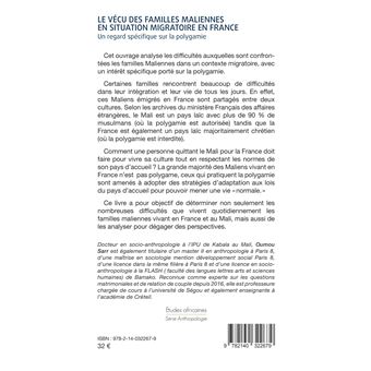 Le vécu des familles maliennes en situation migratoire en France