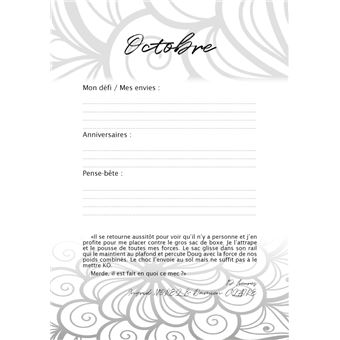 AGENDA NOIR Format broché