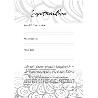 AGENDA NOIR Format broché