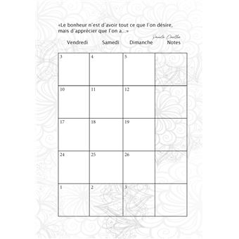 AGENDA NOIR Format broché