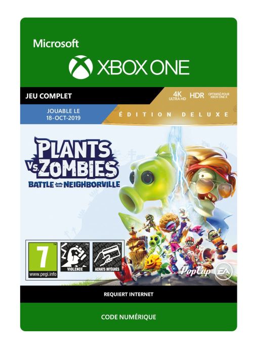 Code de téléchargement Plants vs. Zombies : Neighborville Xbox One
