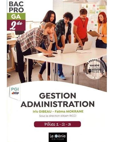 Gestion administration EBP 2de Bac Pro GA Pôles 1, 2, 3