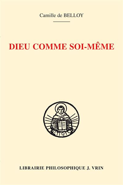 Dieu comme soi-même - Camille de Belloy - broché
