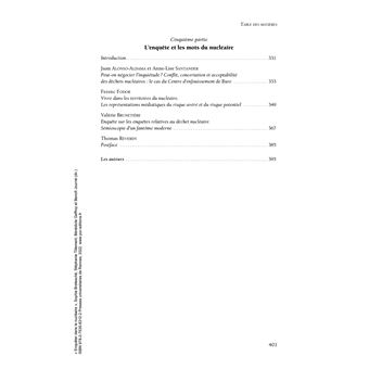 Enquêter dans le nucléaire