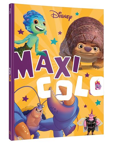 DISNEY PIXAR - Maxi Colo - Luca et les Créatures magiques -  Collectif - broché