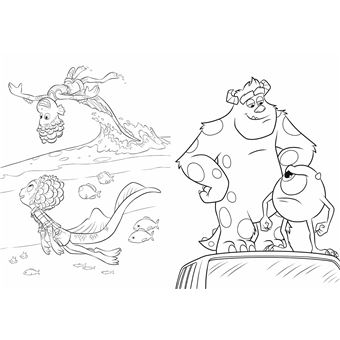 DISNEY PIXAR - Maxi Colo - Luca et les Créatures magiques