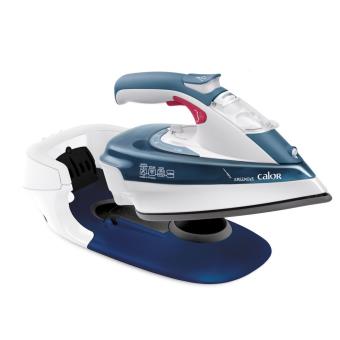 Easyou Fer à Repasser Sans Fil Vapeur 2400W - Simple Move 35g/min Semelle Céramique Rouge