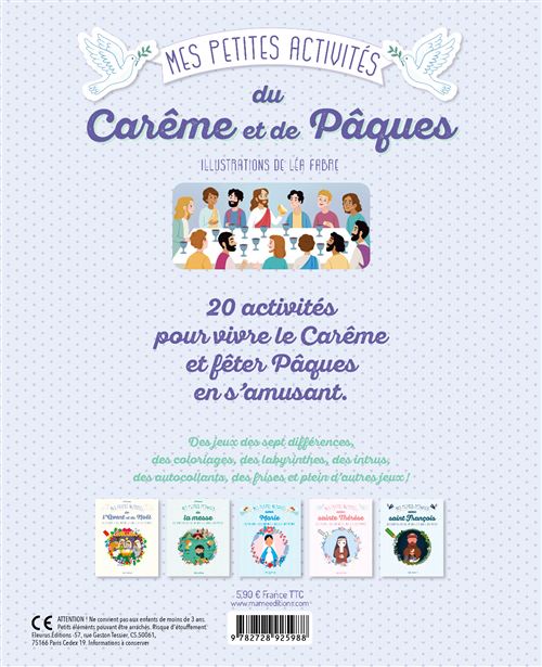 Cahier d'activité de PAQUES pour les enfants: Un carnet des différents jeux  et activités pour fêter Pâques (Paperback)