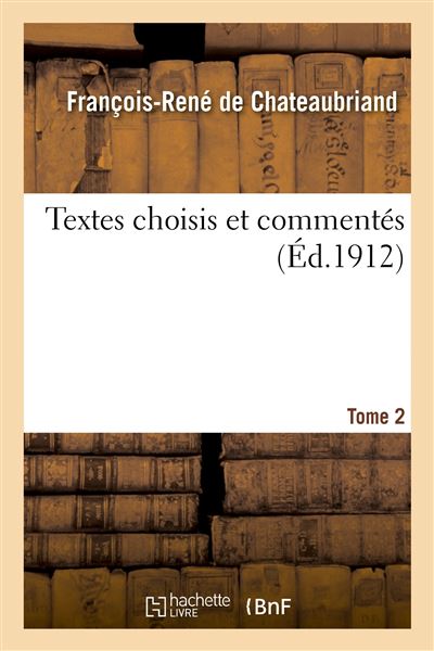 Textes choisis et commentés