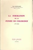 La Formation de la pensée de Coleridge (1772-1804)