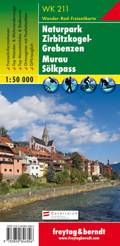 Murau - scheifling - grebenzen - sölkpass 1 : 50 000. wk 211