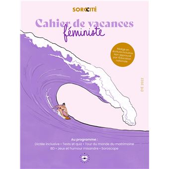 Cahier de vacances féministe 2022
