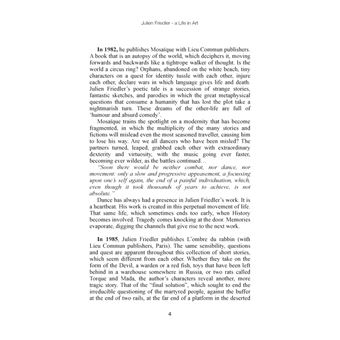 Julien Friedler, a life in Art