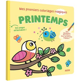 Mes premiers coloriages - mes premiers coloriages magiques - printemps
