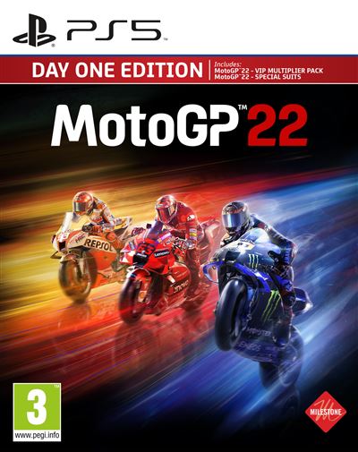 Pochette avant du jeu MotoGP 22 Day One Edition PS5
