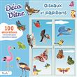 Oiseaux et papillons - Déco vitre