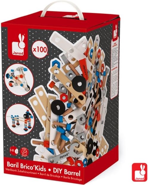 BARIL BRICO'KIDS 100 PIECES