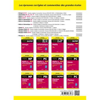 Physique MP, PC. Annales corrigées et commentées 2019/2020/2021. Concours X/ENS