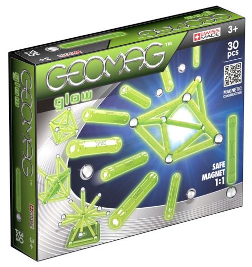 Jeu de construction Giochi Preziosi Geomag Glow 30 pièces