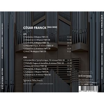Organ Works : CD album en César Franck : tous les disques à